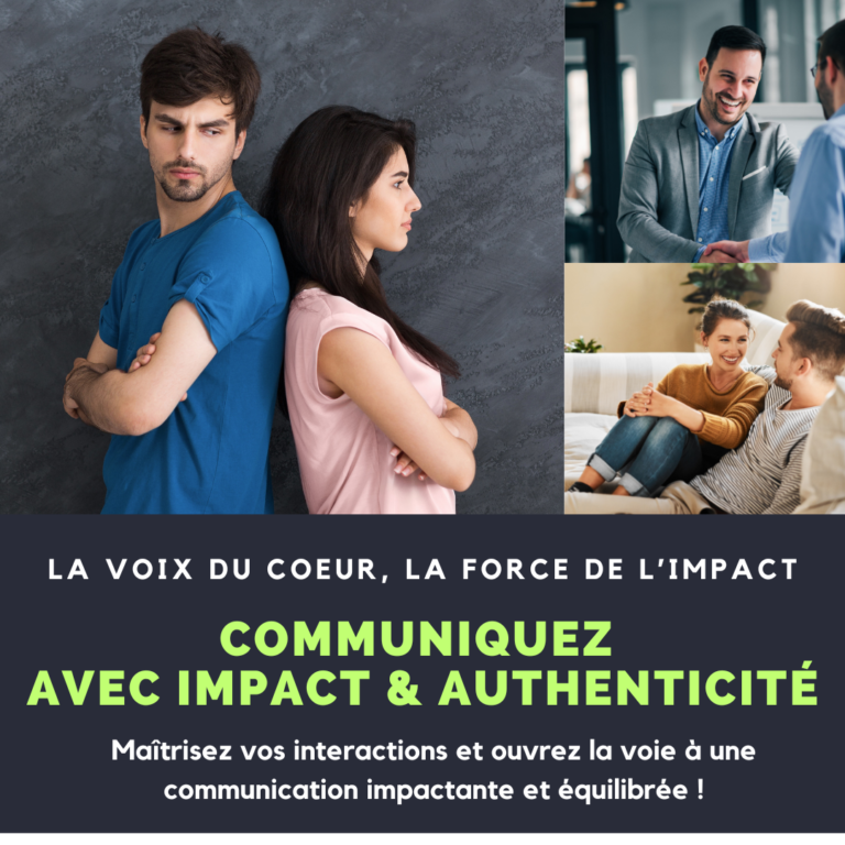 Communiquez avec impact et authenticité - Coaching & Découvertes Académie