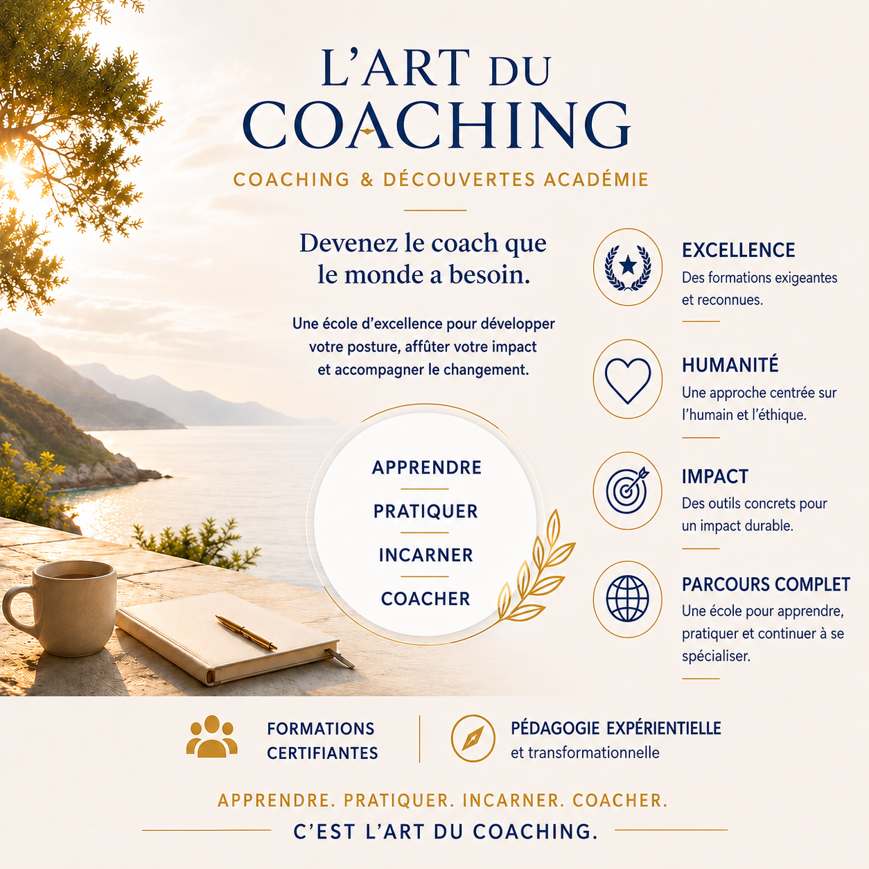 Devenir coach professionnel avec nqotre formation certifiante L'Art du Coaching